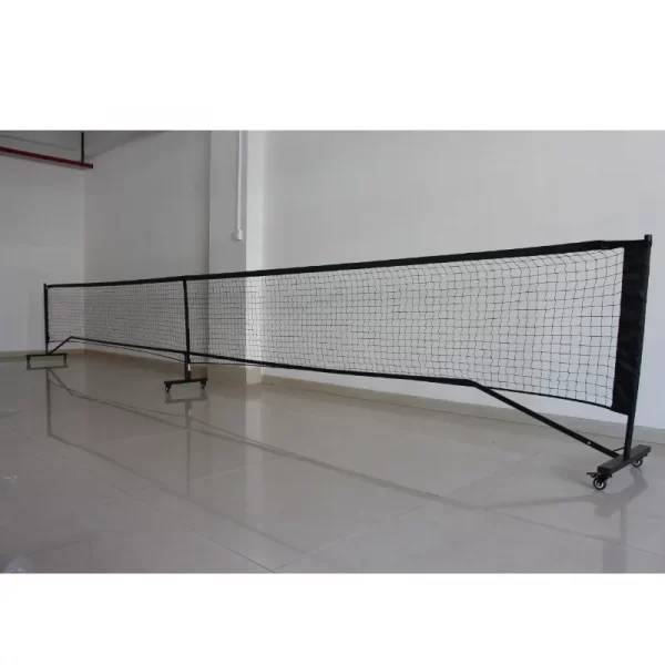 Pickleball Net with Wheels Court Marking Kit Portable Outdoor Pickleball Set Net System Regular Full Size 22ft Pickle Ball Net, Easy Set Up for Driveway Indoor Home Pickleball Gifts