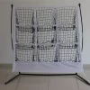 9 hole pitching net with strike zone