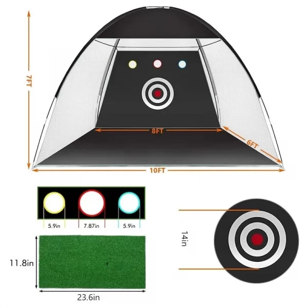 Golf Practice Net Golf Hitting Training Aids Nets with Target