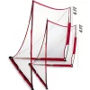 6' x 6' Lacrosse Goal with Steel Frame Backyard Goal for Youth Lacrosse