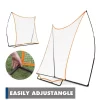 Professional Soccer Rebound Net Portable Soccer Trainer 7x7ft Angle Adjustable