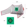 Shank Net Attachment for Golf Hitting Nets