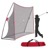 Golf Practice Net 10x7 feet Golf Hitting Mat for Backyard Driving