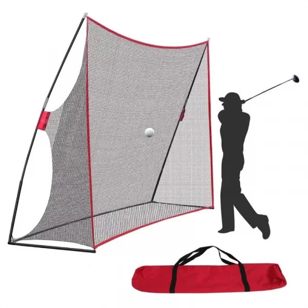 Golf Practice Net 10x7 feet Golf Hitting Mat for Backyard Driving