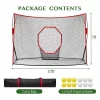 Golf Practice Hitting Net Choose Between Huge 10'x7' or 7'x7' Nets Personal Driving Range for Indoor or Outdoor Use - Designed by Golfers for Golfers