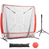 7FT Portable Folding Baseball Hitting Net Softball Goal Baseball Practice Net