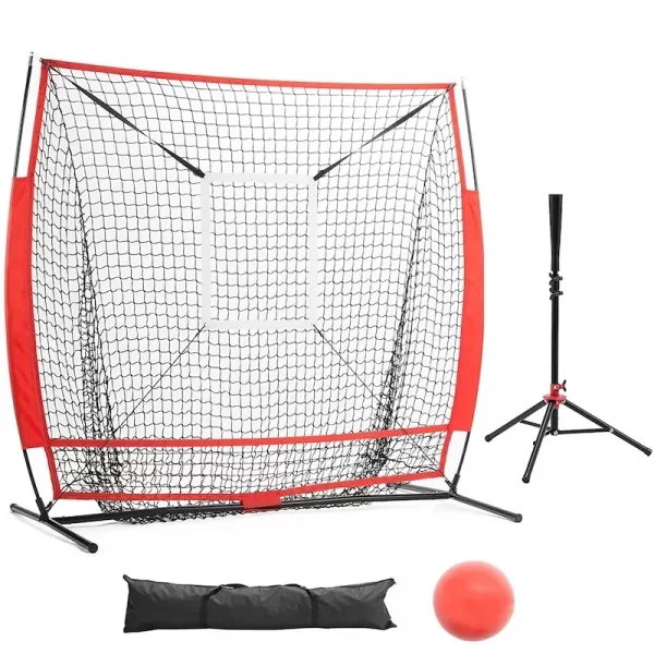 7FT Portable Folding Baseball Hitting Net Softball Goal Baseball Practice Net