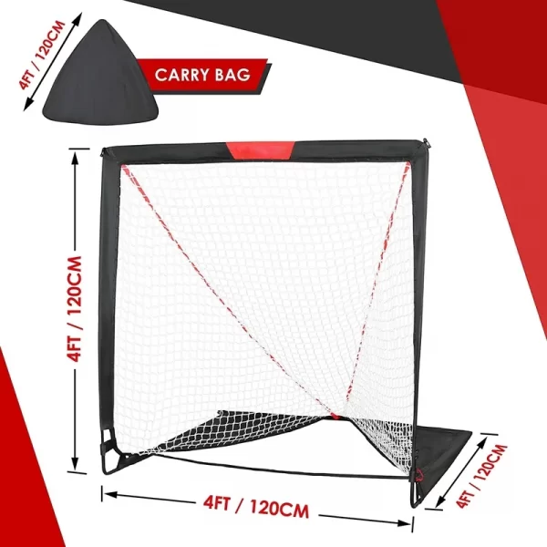 Kids Lacrosse Goal Backyard Training Practice & Exercise Portable Lacrosse Net Equipment & Gear