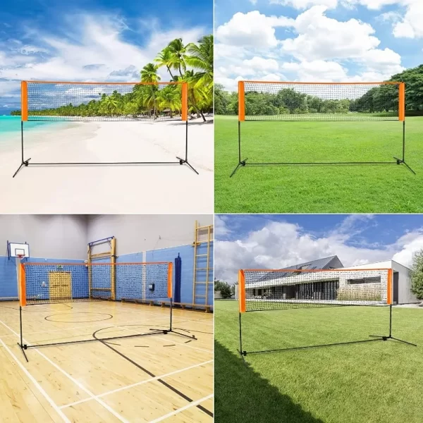 Volleyball Net for Kids,Tennis Net Set for Kids,Badminton Net Set,Tennis Net,Multi Sports Net for Pickleball,Volleyball,Soccer,Tennis for Indoor Outdoor with Carry Bag