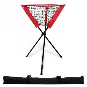 Baseball Practice Hitting Net And Ball Caddy