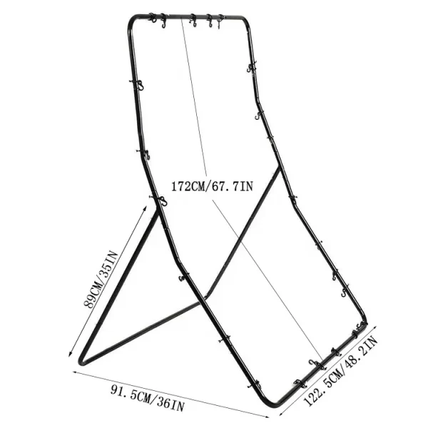 PitchBack Baseball and Softball Pitching Net and Rebounder