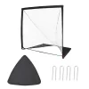 Kids Lacrosse Goal Backyard Training Practice & Exercise Portable Lacrosse Net Equipment & Gear