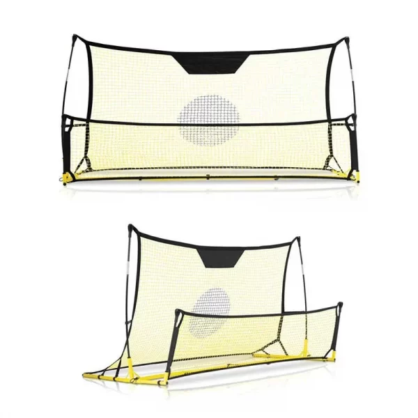 Quickster Soccer Trainer Portable Soccer Rebounder Net for Volley Passing and Solo Training