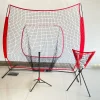 Baseball Net Baseball Hitting Net Batting Net Catching Net Pitching Net Training Net Metal Bow Frame Baseball Equipment