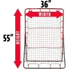 Softball/Baseball Bounce Back Net for Throwing and Pitching Practice