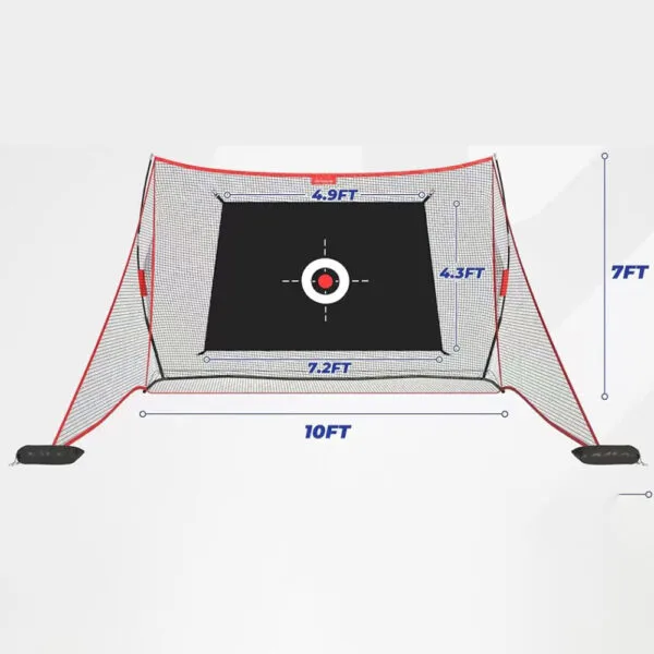 Red de práctica de golf 10x7ft