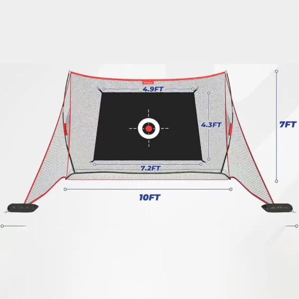 Red de práctica de golf 10x7ft