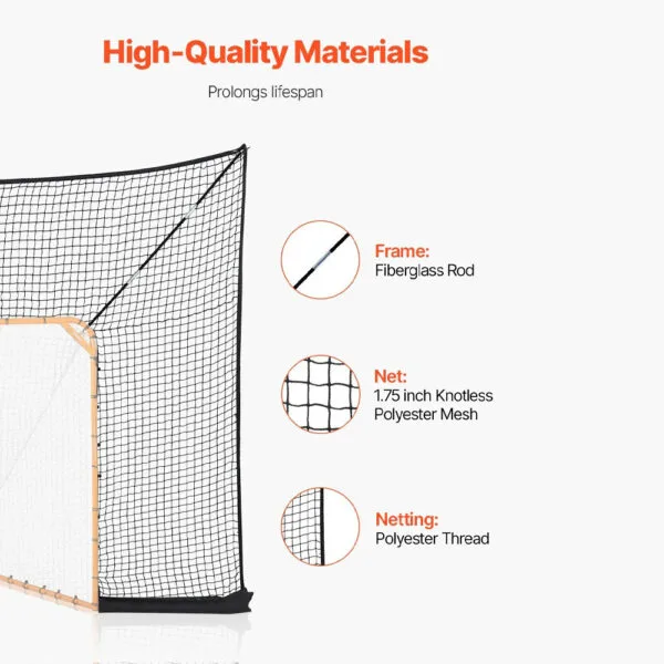 Rete da lacrosse 12x9ft