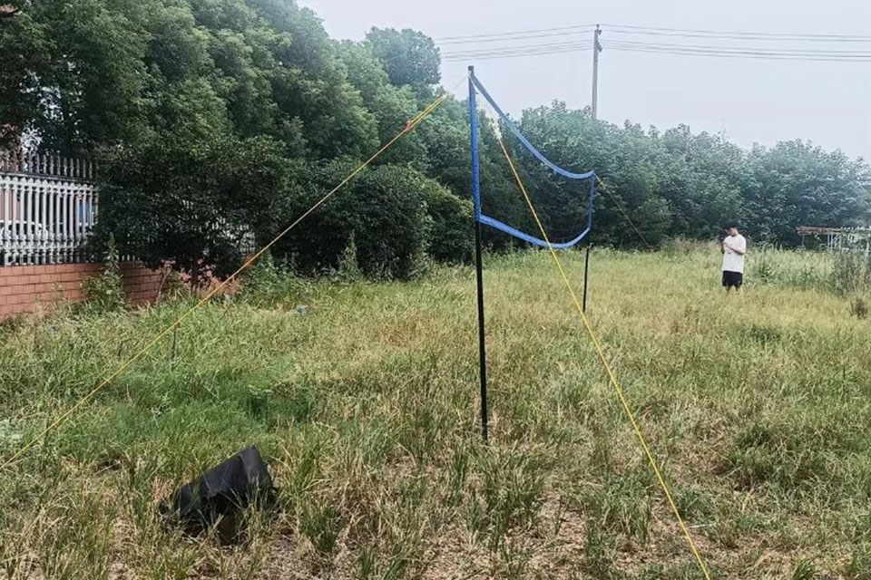 32'x3'ft Volleyball Net Pole Set