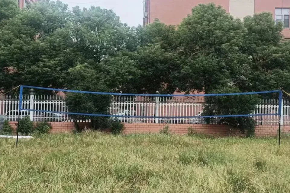 32'x3'ft Volleyball Net Pole Set