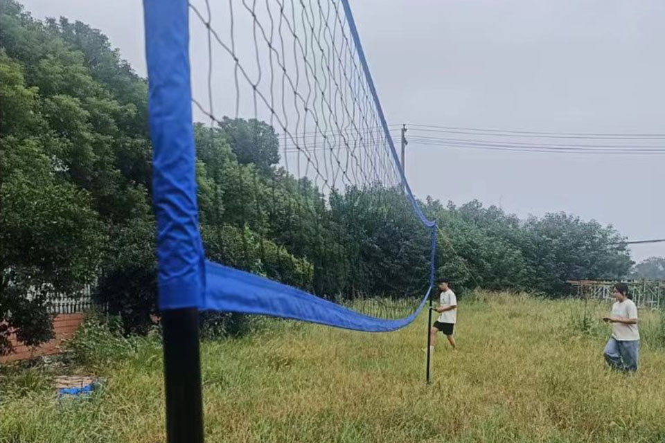 32'x3'ft Volleyball Net Pole Set