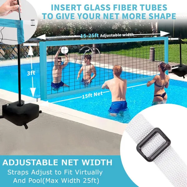 Adjustable Portable Volleyball Net