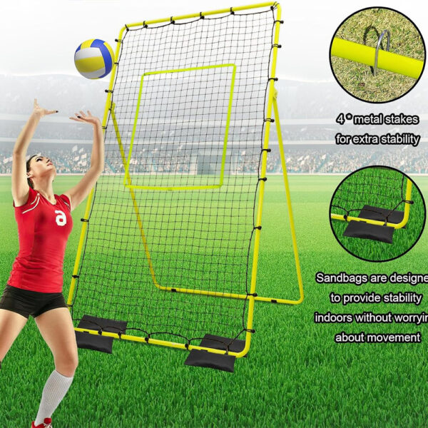 Heavy-Duty Adjustable Volleyball Rebounder Heavy-Duty Adjustable Volleyball Rebounder