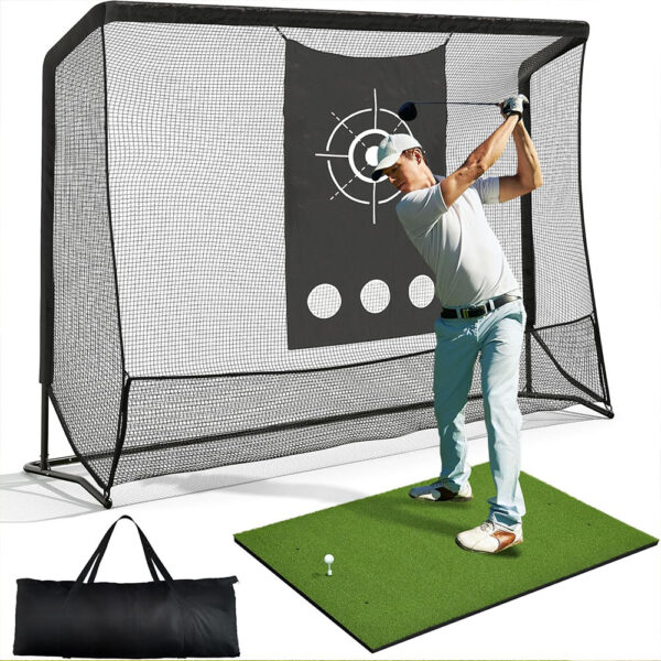 Heavy-Duty Golf Hitting Cage Net Heavy-Duty Golf Hitting Cage Net