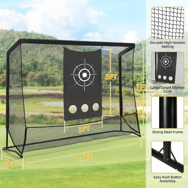 Heavy-Duty Golf Hitting Cage Net
