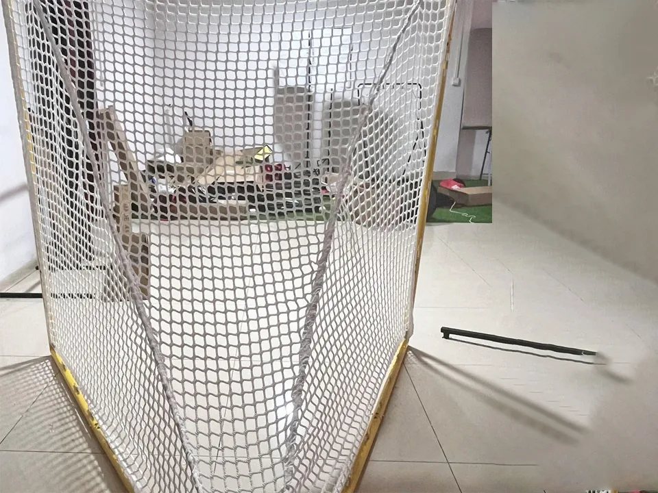 But d'entraînement de crosse et de hockey pour l'intérieur et l'extérieur