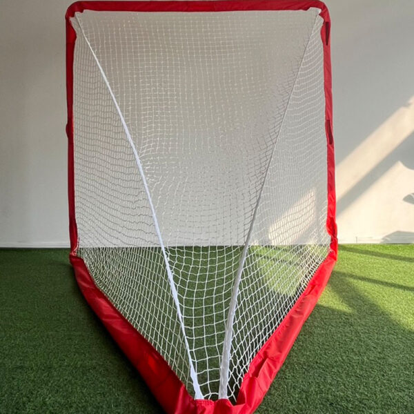 Lacrosse Goal Red Steel Frame Net