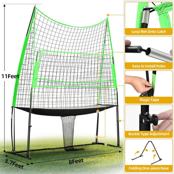 Volleyball-Übungsnetz für draußen Volleyball-Übungsnetz für draußen