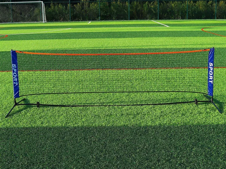 Set di reti da tennis portatili per badminton