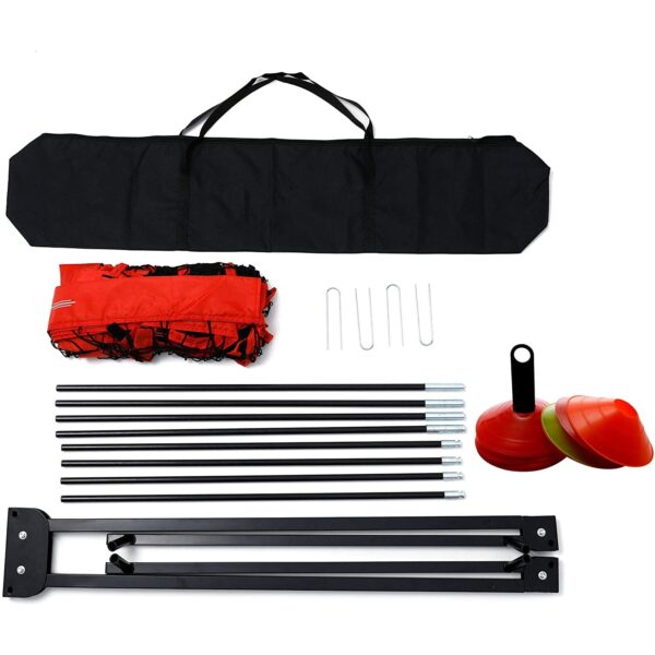 Soccer Goal Foldable Soccer Training Goal Set With Carry Bag And Cones