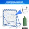 Rete di rimbalzo per il calcio