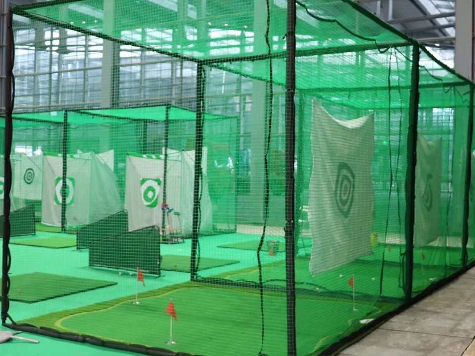 Green Golf Hitting Net