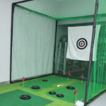 Green Golf Hitting Net