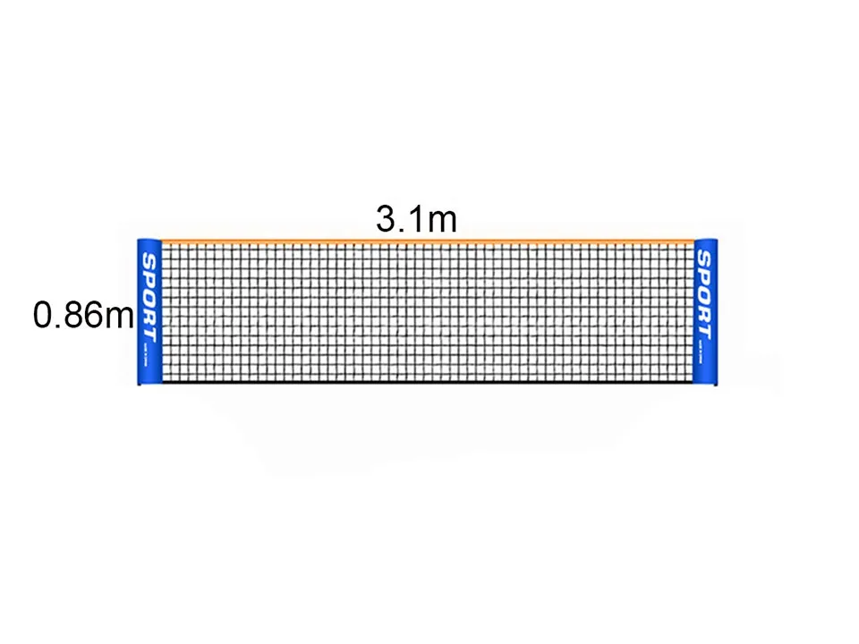 Polyethylene Portable Badminton & Tennis Net