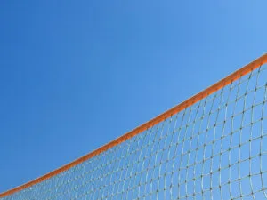 Red de competición de voleibol estándar duradera, engrosada y reforzada