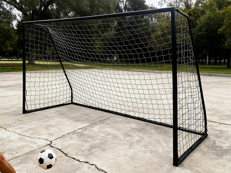 Portable soccer net