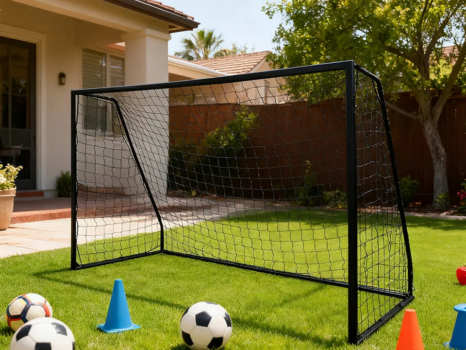 Rede de futebol portátil