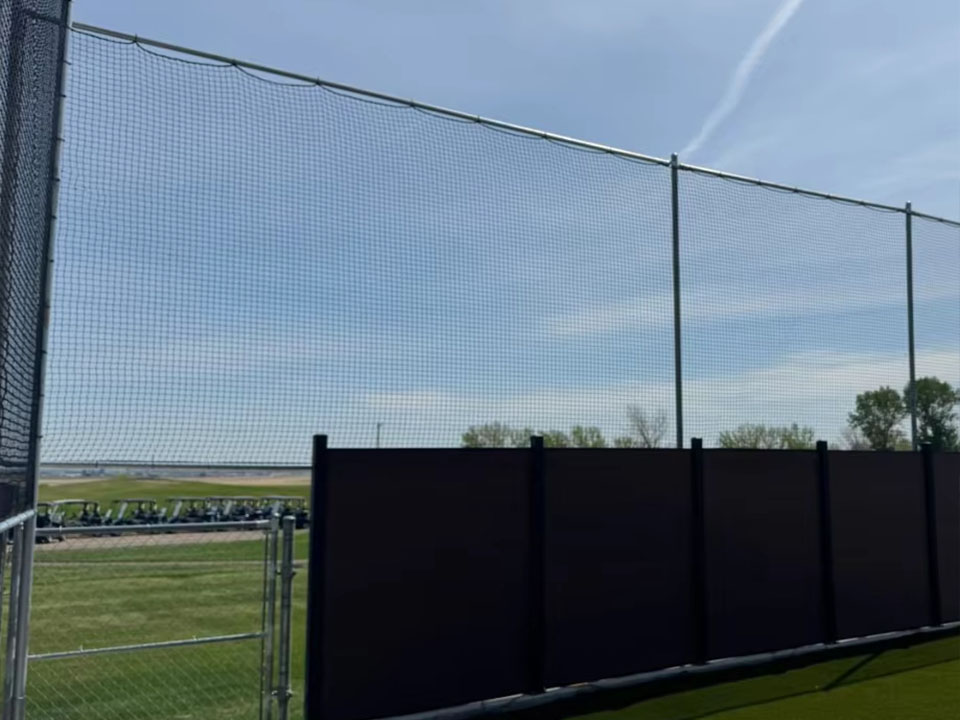 Sport Field Batting Cage Net Fence Netting Customizable Mesh Size