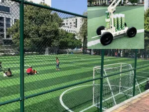 Tenniszaunplatz gewidmetes Stadion