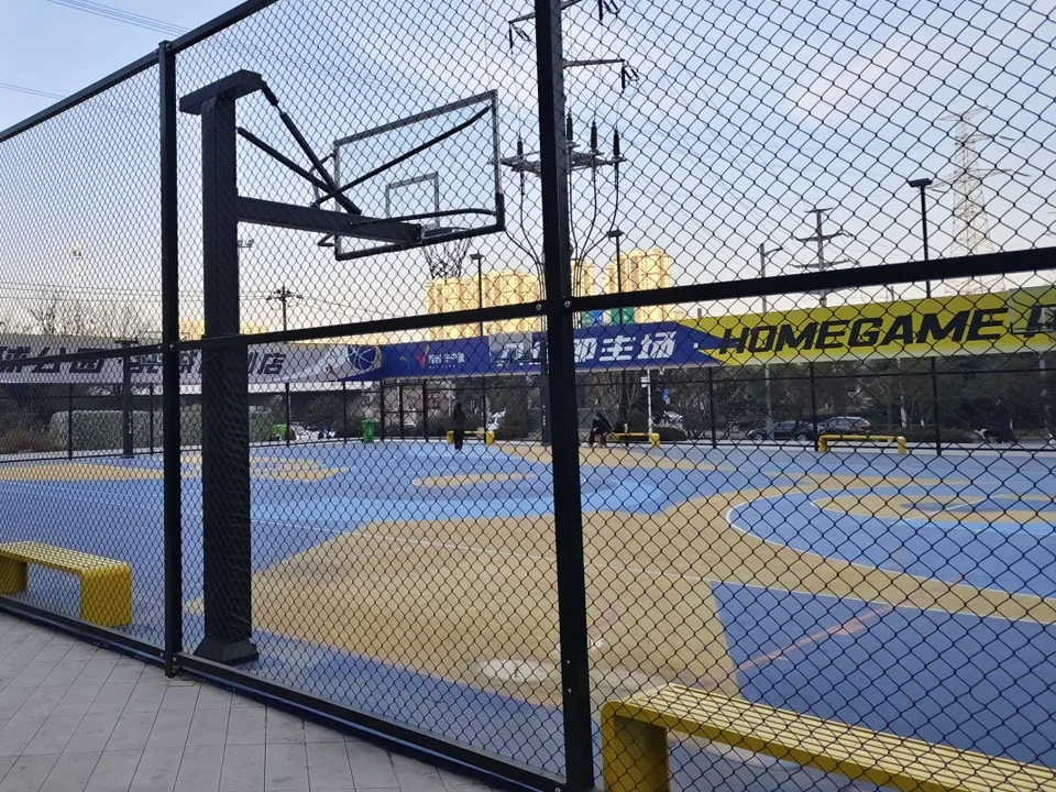 Tennis fence court dedicated stadium