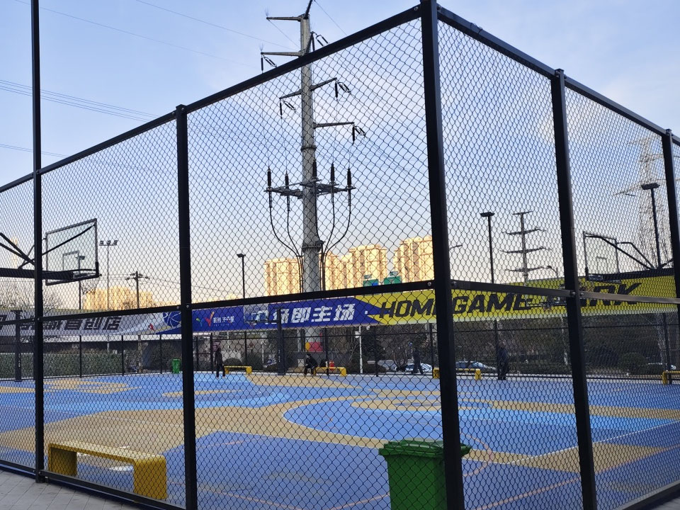 Tennis fence court dedicated stadium