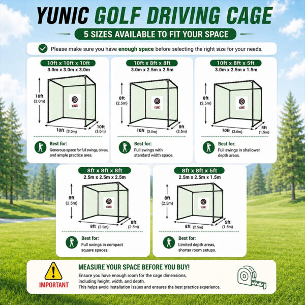 Commercial Golf Driving Cage Net