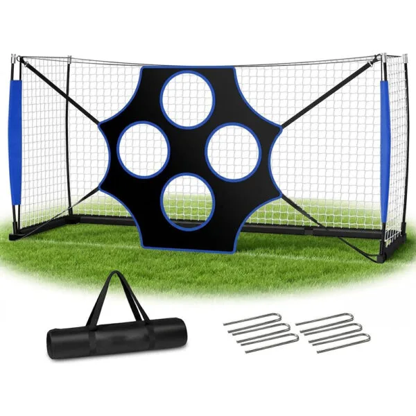 Porta da calcio portatile con rete a 4 fori Porta da calcio portatile con rete a 4 fori