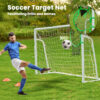 Powder-Coated Steel Soccer Goal Set